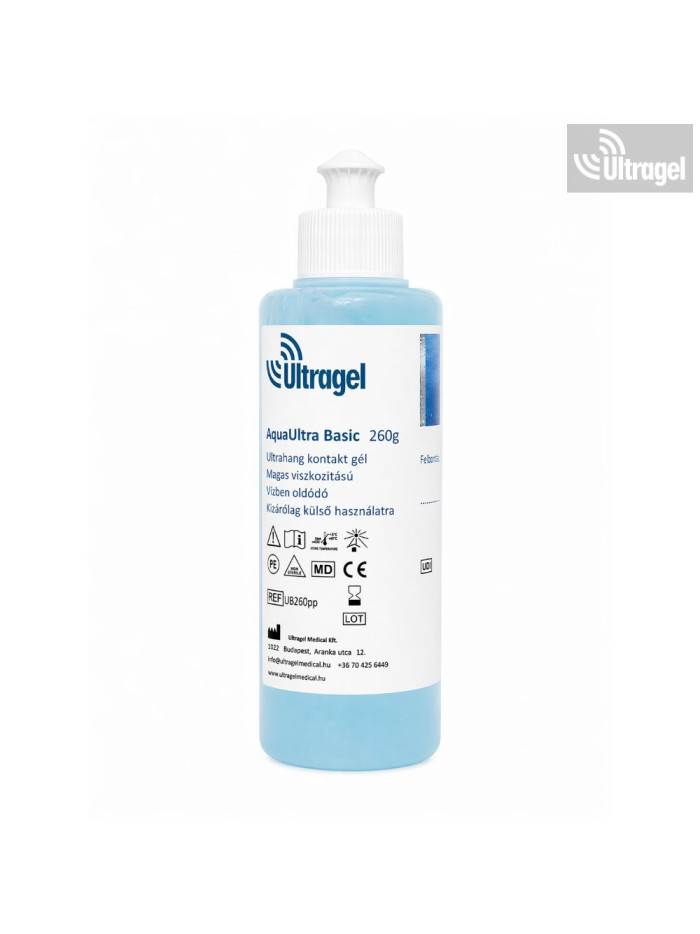 AquaUltra Basic 260 g push-pull ultrahang gél