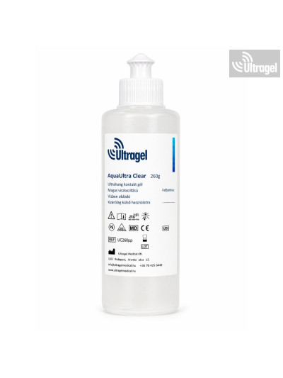 AquaUltra Clear 260 g push-pull ultrahang gél